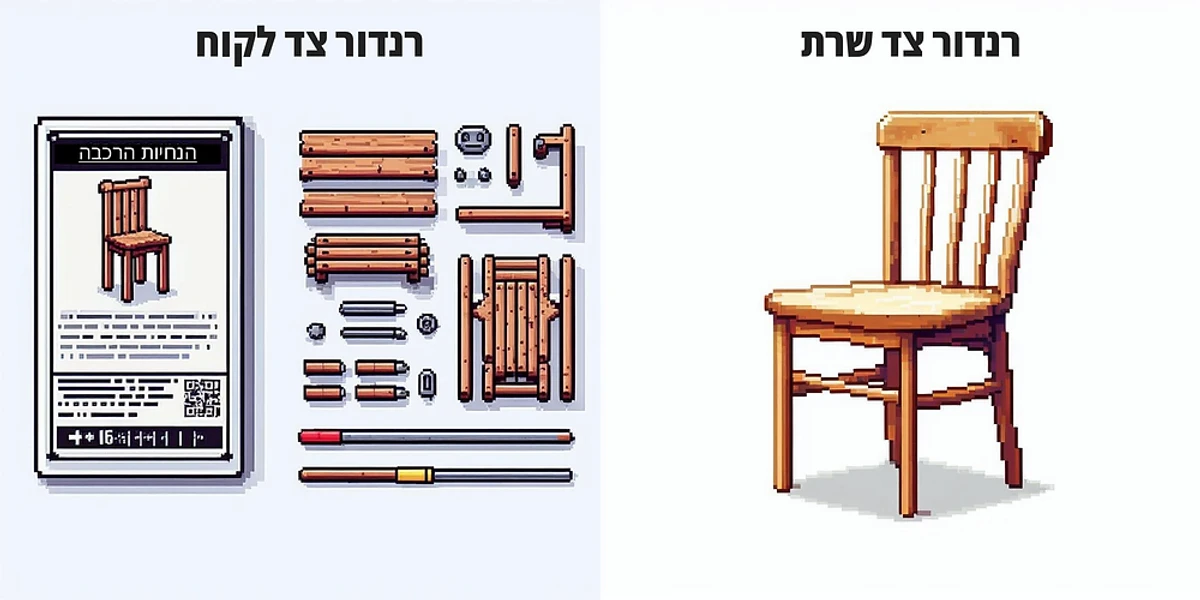 רנדור בצד שרת לעומת רנדור בצד לקוח